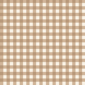 Toasted Almond Gingham