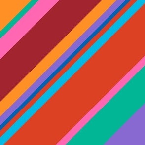 Tropic Diagonal Stripes