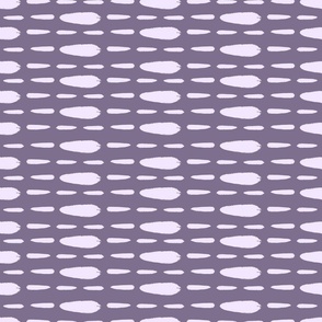 Dark Lavender Purple Minimal Boho Modern Stripe Pattern Print