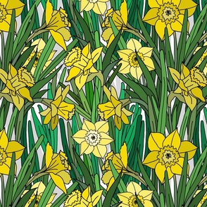 Daffodil Meadow (large scale) 