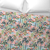 Tropic Toile Pink