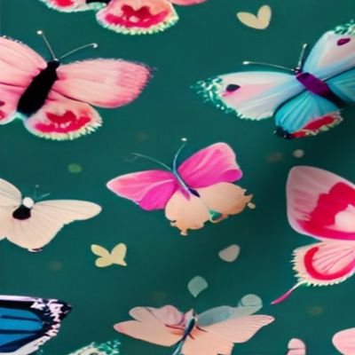 Cute butterflies fabric.
