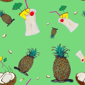 Piña colada collage (Large)