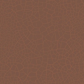 crackle texture large cinnamon brown with light reddish brown cracks