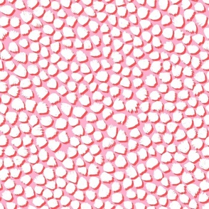 textured leopard spot pink white