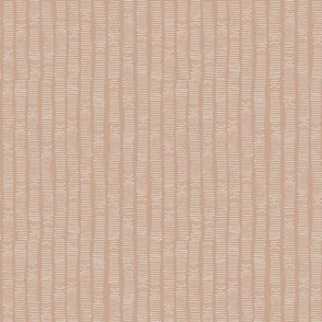 Hand-Drawn Stripe in Dusky Salmon Pink and White (MEDIUM) B23016R04A