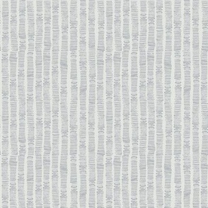 Hand-Drawn Stripe in Stormy Blue and Pale Gray (MEDIUM) B23016R05B