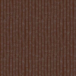 Hand-Drawn Stripe in Rich Chocolate and Stormy Blue (MEDIUM) B23016R05C