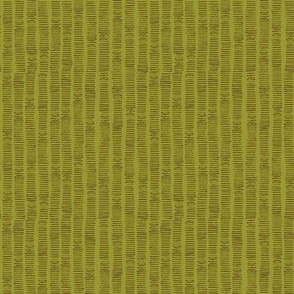 Hand-Drawn Stripe in Vintage Pea Green and Chocolate Brown (MEDIUM) B23016R06D