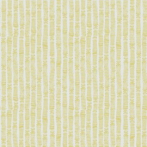 Hand-Drawn Stripe in Goldenrod Yellow and Pale Grey (MEDIUM) B23016R08B
