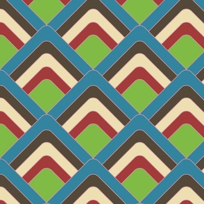 Art Deco-esque Revisited - 047 [blue, green, pink, brown, red, yellow - large]