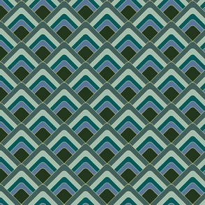 Art Deco-esque Revisited - 048 [green, teal, yellow - small]