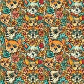 Chihuahua Floral 1