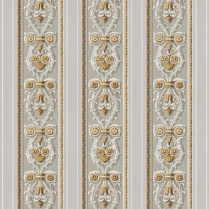 Neoclassical volutes and rosettes