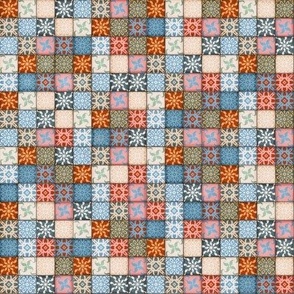 Patterned Tile Miniture Wallpaper