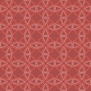 windmill dot mosaic circular geometric henna large scale