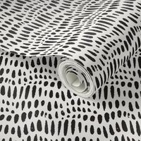 Abstract Spots for Pillows, Wallpaper, & Fabric in Black & White