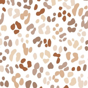 Neutral Leopard Print XL in beige and brown
