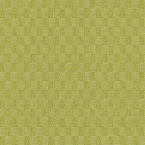 Modern Gingham in Vintage Pea Green and Pale Grey (SMALL) B23015R06A