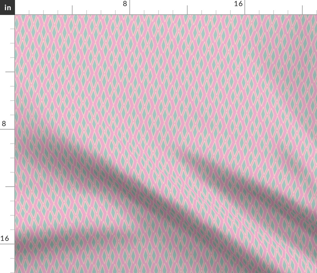 Diamonds Purple - unique stripe pattern