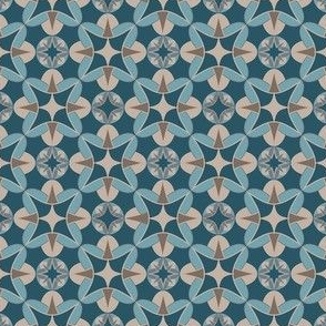 GEOMETRIC in TEAL No 05