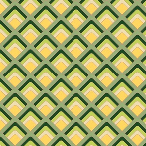 Art Deco-esque Revisited - 056 [green, pink, yellow - small]