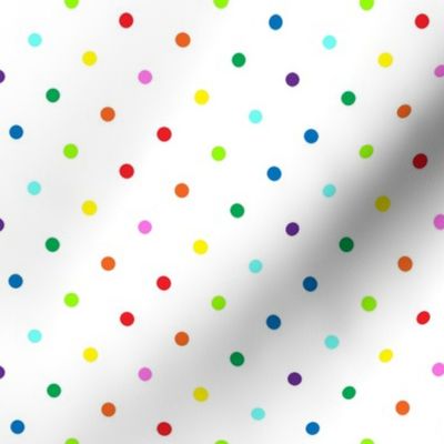 Rainbow Polka Dot  #10