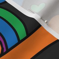 Rainbow Peens with Rainbows Grey BG Rotated - XL Scale