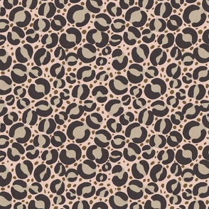Leopard Spots Brown Tan Textured_MEDIUM