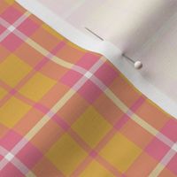 Plaid pink and yellow