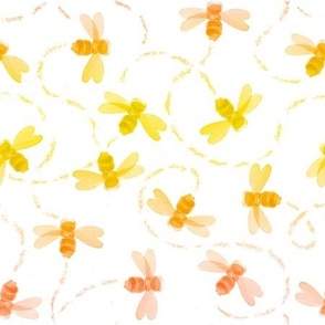 Bees - Yellow & Orange stripes