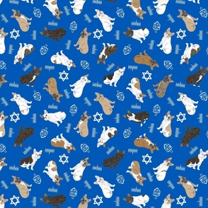 Tiny assorted French Bulldogs - Hanukkah