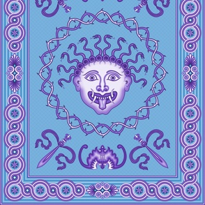 Medusa quilt panel