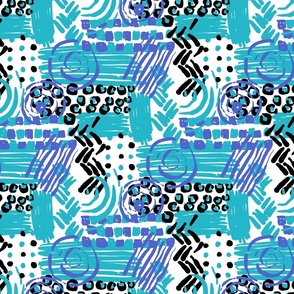 Pattern Clash, Blue