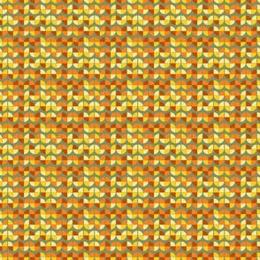 Retro geometric tulips (3") - yellow, orange, green (ST2022RGT)