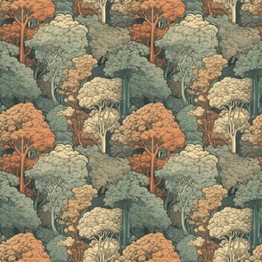 Nouveau Autumn Arbors