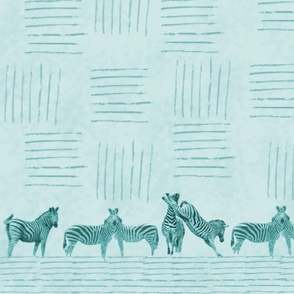 Zebra Border print Crosshatch