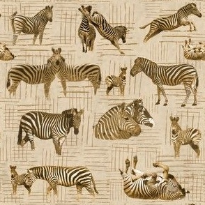 Zebra print brown 