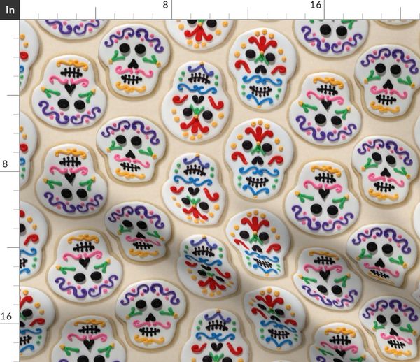Day of the Dead cookies - Spoonflower