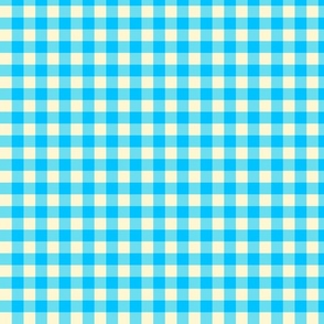 Bright Blue Gingham