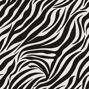 Zebra Print, Abstract Zebra Stripes