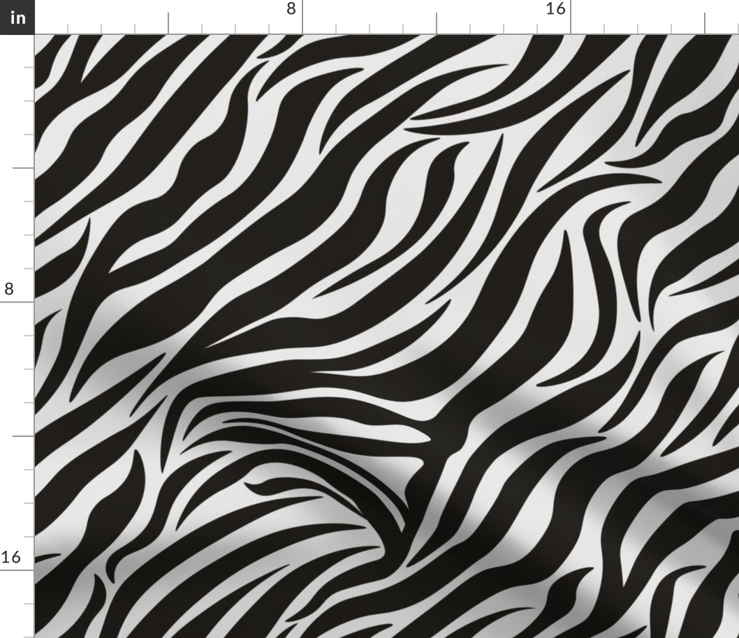 Zebra Print, Abstract Zebra Stripes