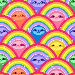 Happy Sloth Rainbow - Spectra