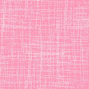 Gauze Check - Deep Petal Pink - Large Scale