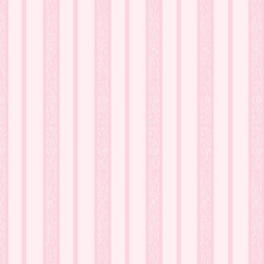 Textured Stripes - Petal Pink - Medium Scale