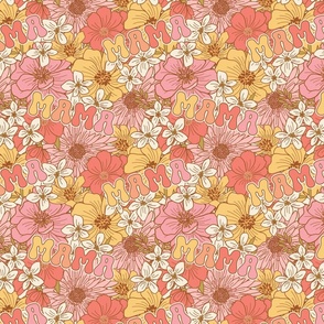 Xanthe Pink Mama Floral - Medium Scale