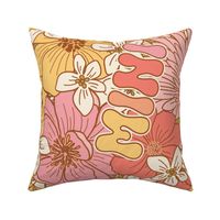 Xanthe Pink Mini Floral Rotated - XL Scale