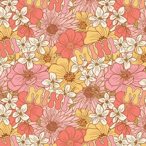 Xanthe Pink Mini Floral -Large Scale