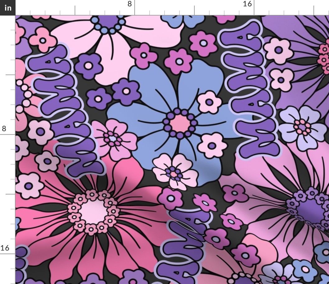 MAMA Yesterday Daisy Purple Grey BG Rotated - XL Scale