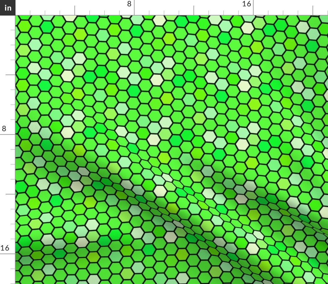Hexagon green